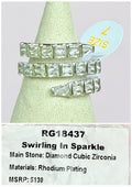 Swirling in Sparkle - Size 7 - April Birthday 2025