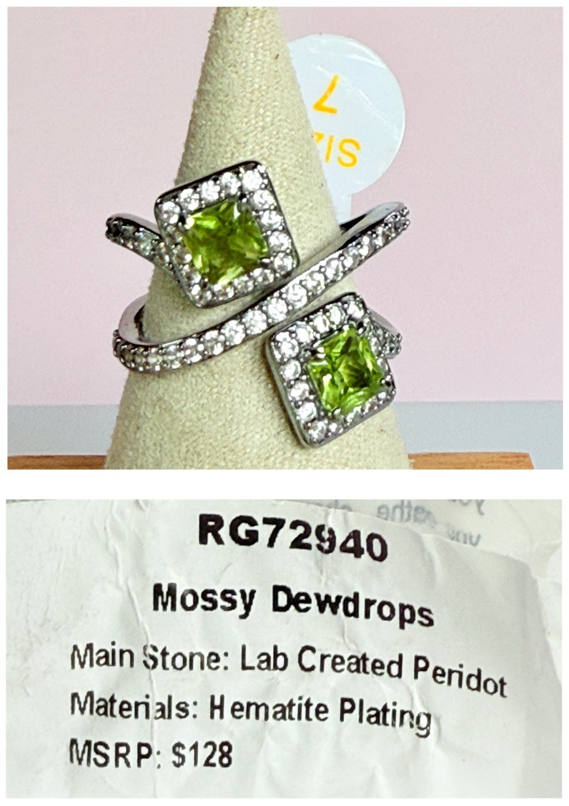 Mossy Dewdrops - Size 7 - August Birthday 2025