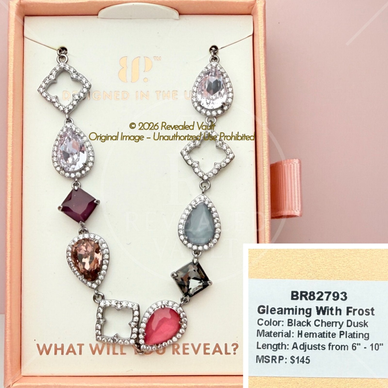 Gleaming With Frost - Black Cherry Dusk - Holiday Jewel Candy