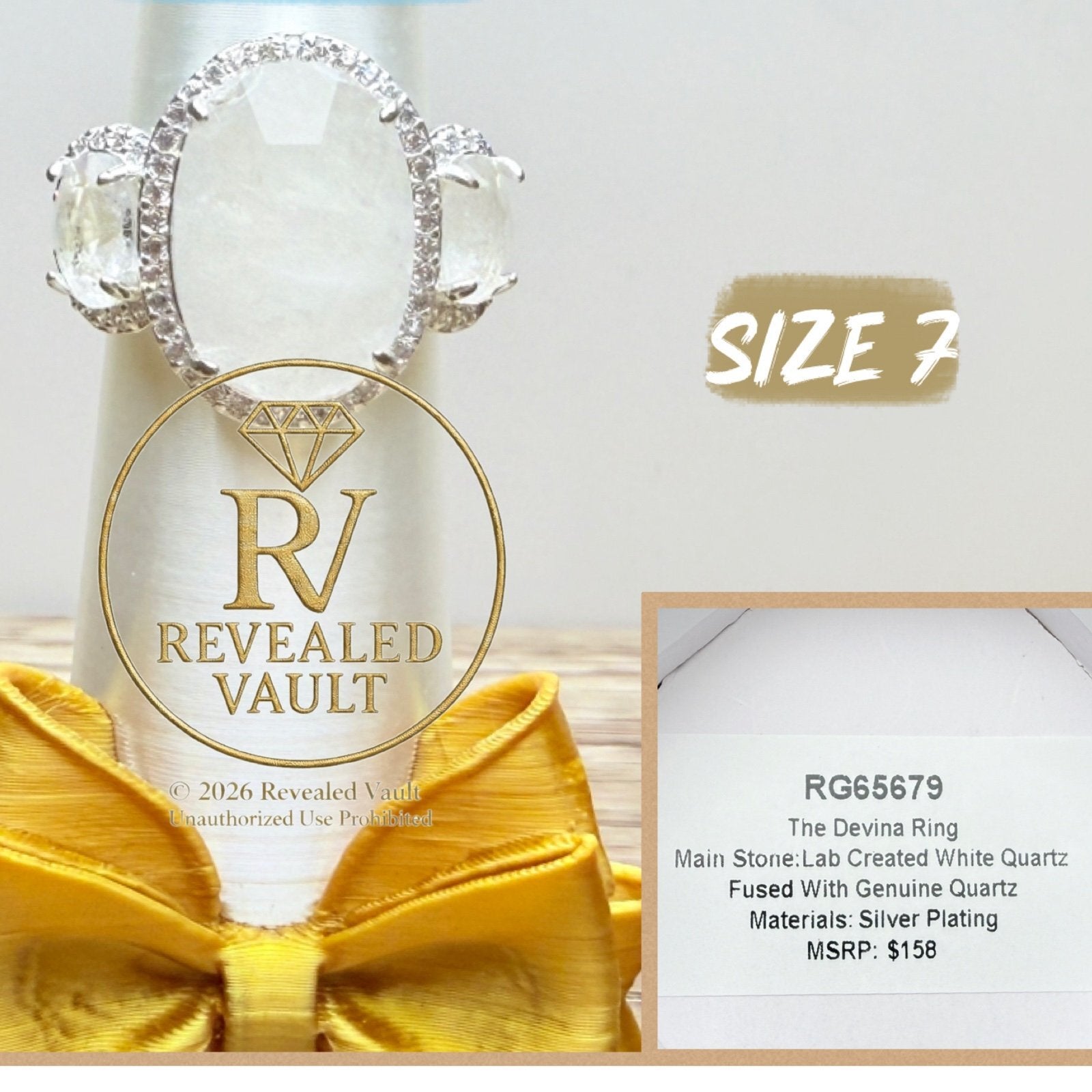The Devina Ring - Size 7 - Resort Wear