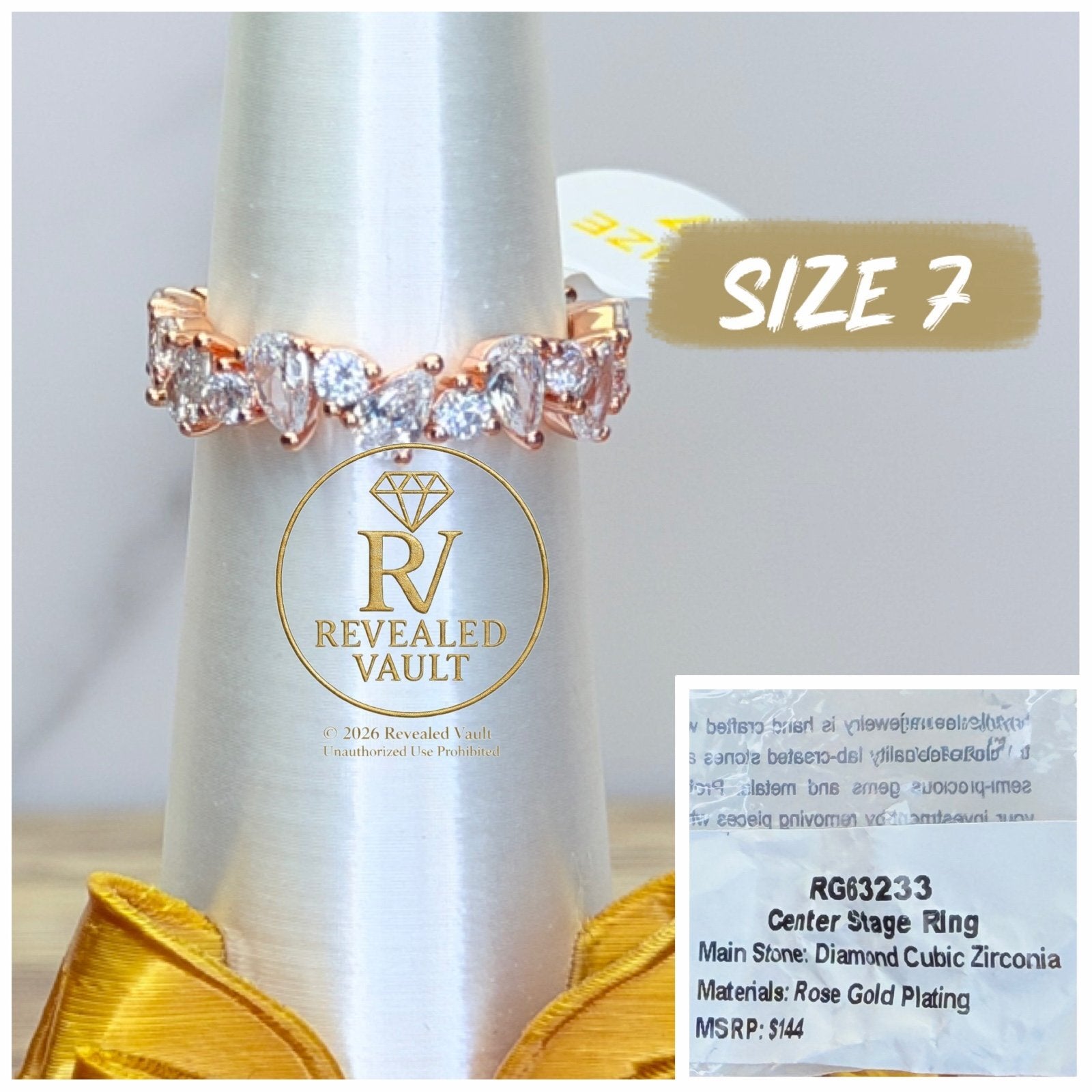 Center Stage Ring - Size 7 - OG