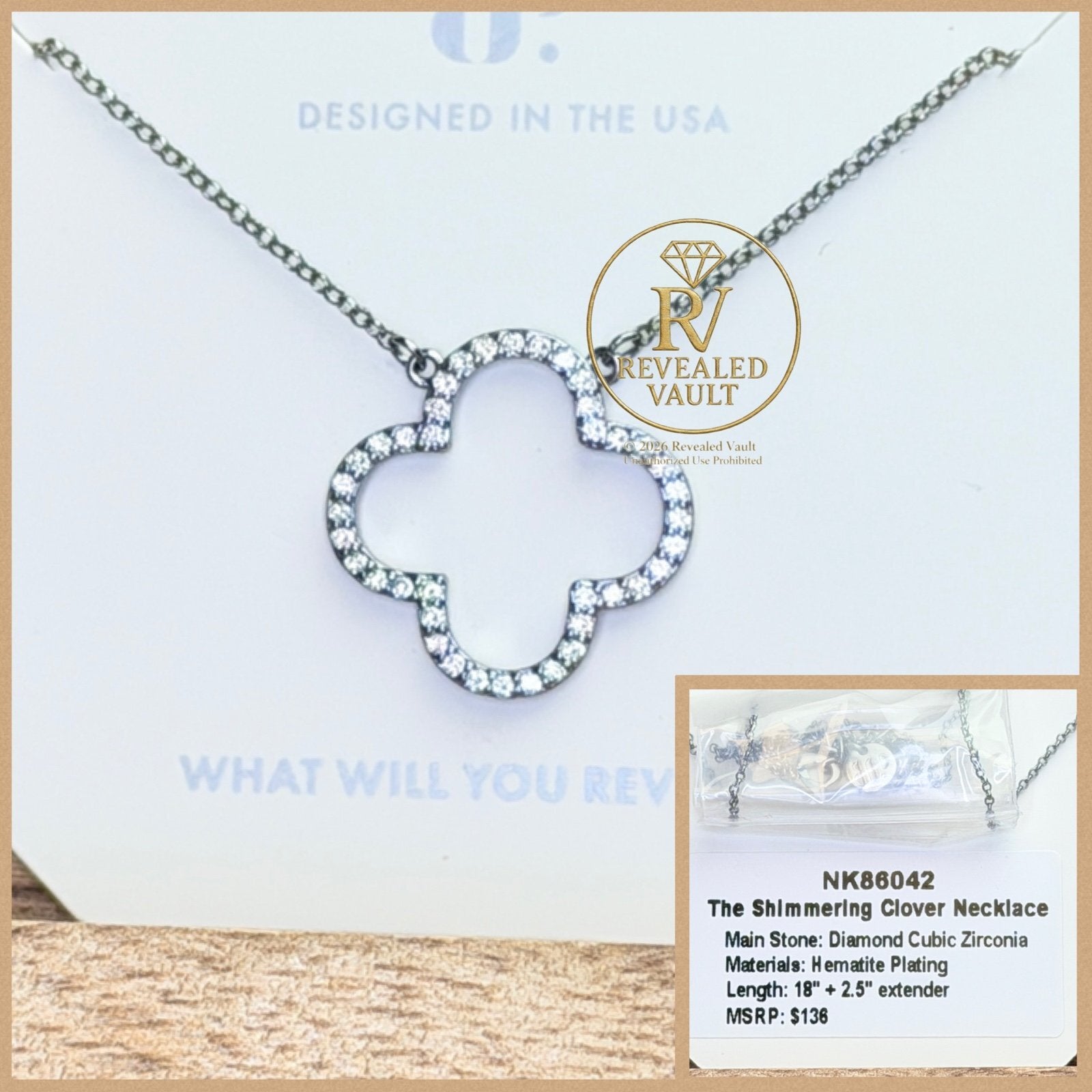 The Shimmering Clover Necklace - OG