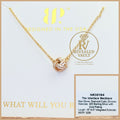 The Interlace Necklace - Sterling Club Vermeil