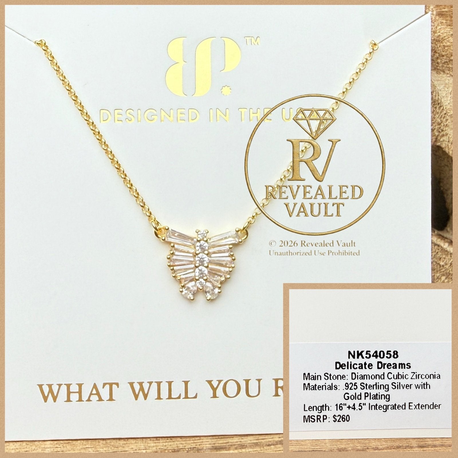 Delicate Dreams - The Sterling Club Vermeil