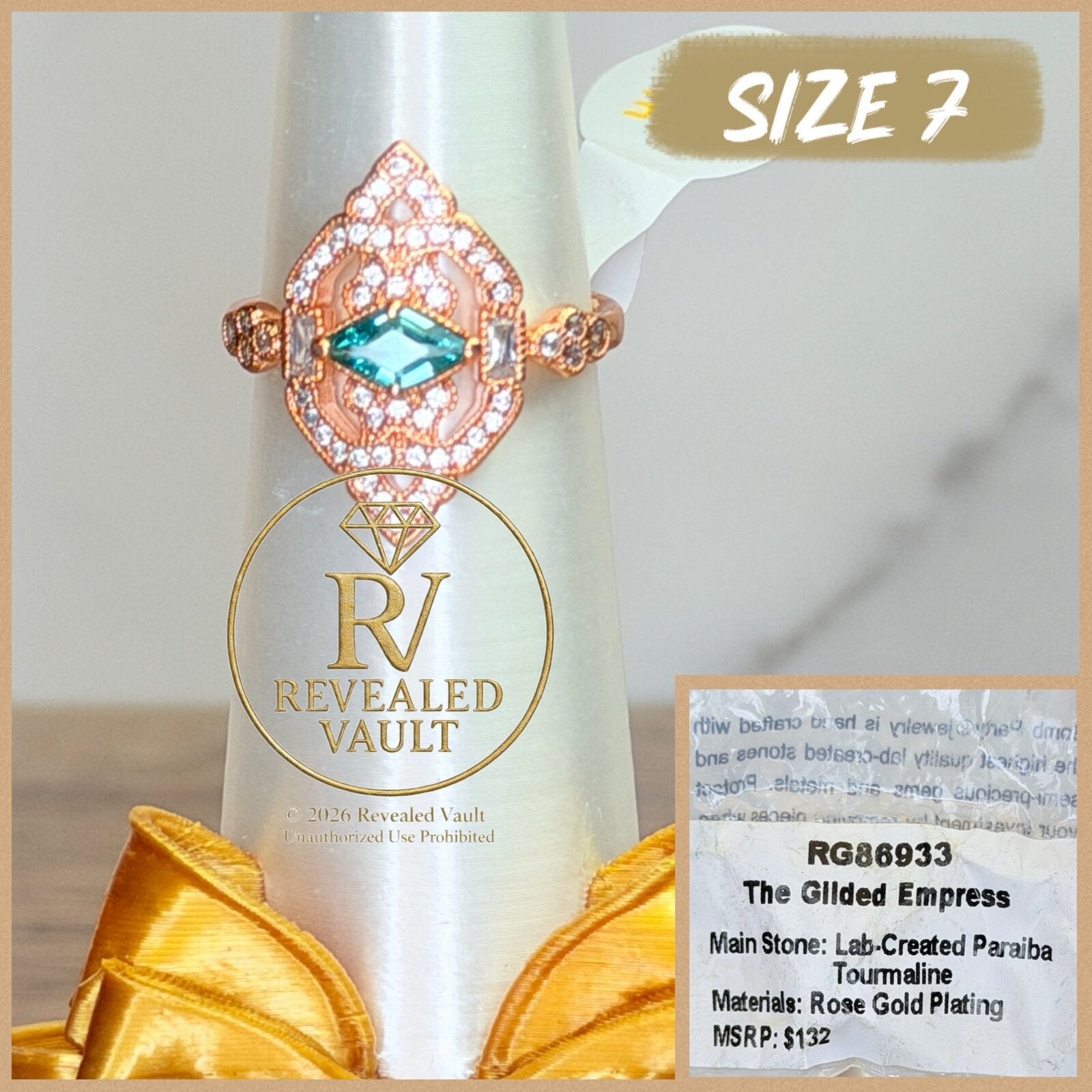 The Gilded Empress - Size 7 - OG