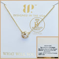 The Interlace Necklace - Sterling Club Vermeil