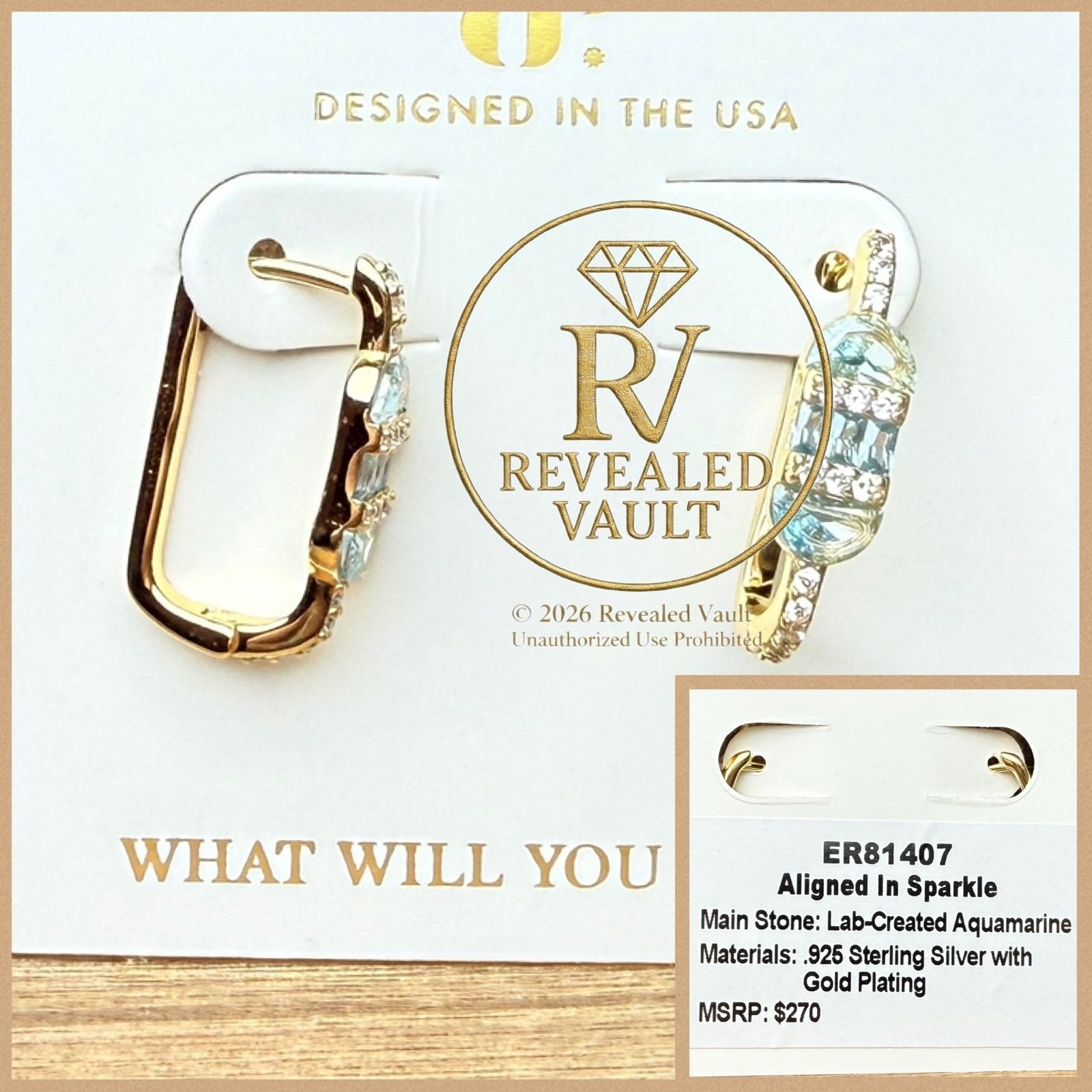 Aligned In Sparkle - Sterling Club Vermeil