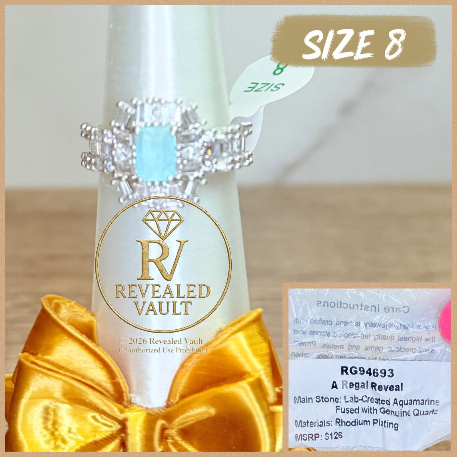A Regal Reveal - Size 8 - OG
