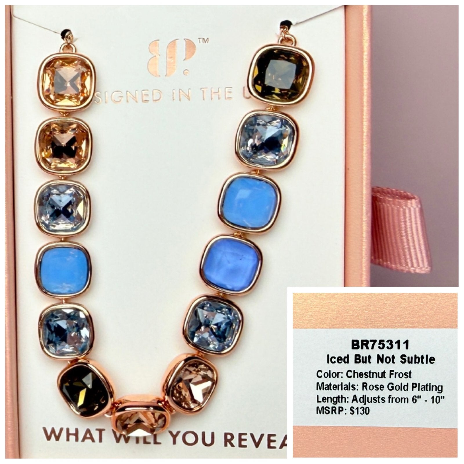Iced But Not Subtle - Chestnut Frost - Holiday Jewel Candy