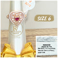 Hearts On Fire - Size 6 - July Birthday 2026