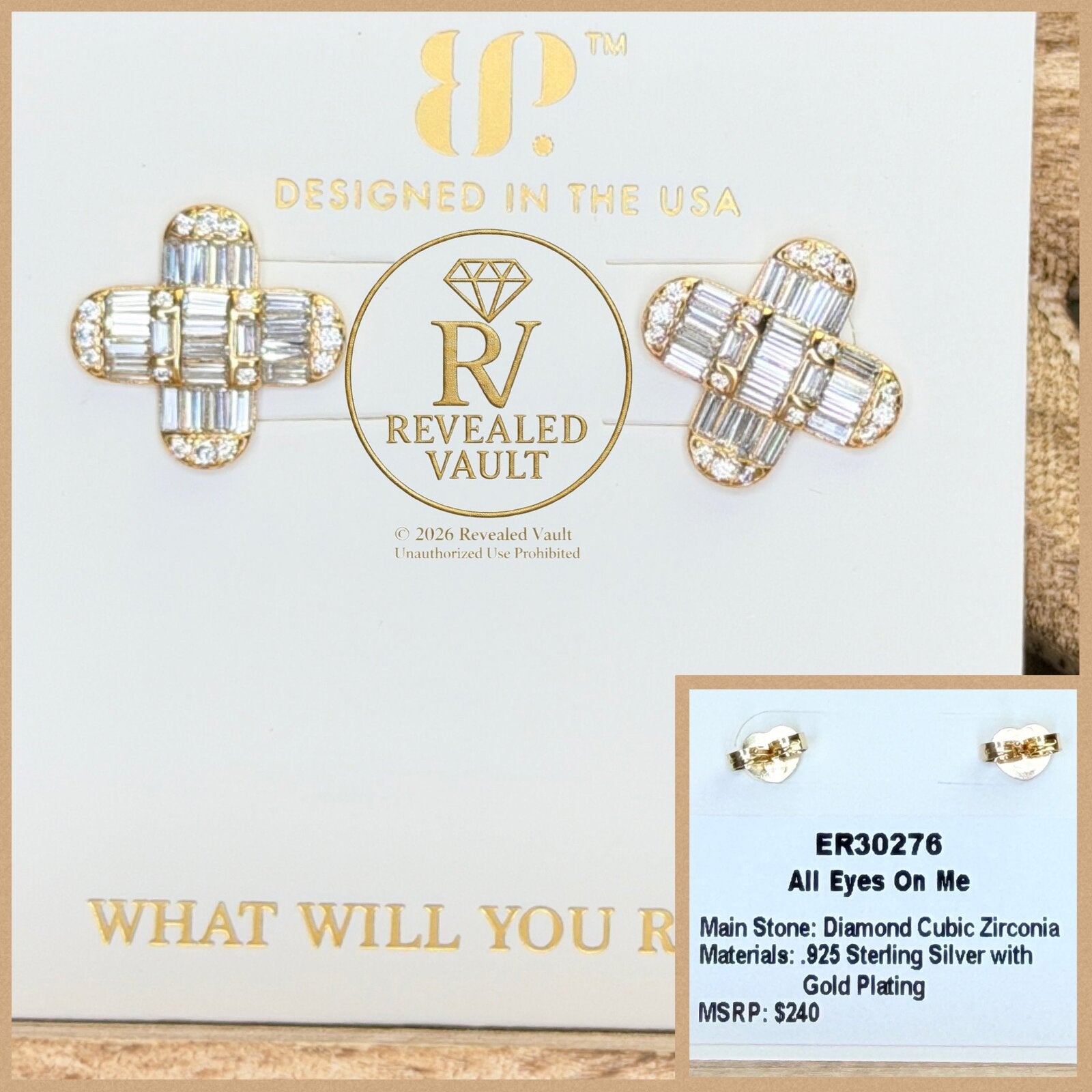 All Eyes On Me - Sterling Club Vermeil