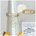 Classic Details Band - Size 7 - Sterling Club Vermeil