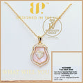True Heart Crest - Sterling Club Vermeil