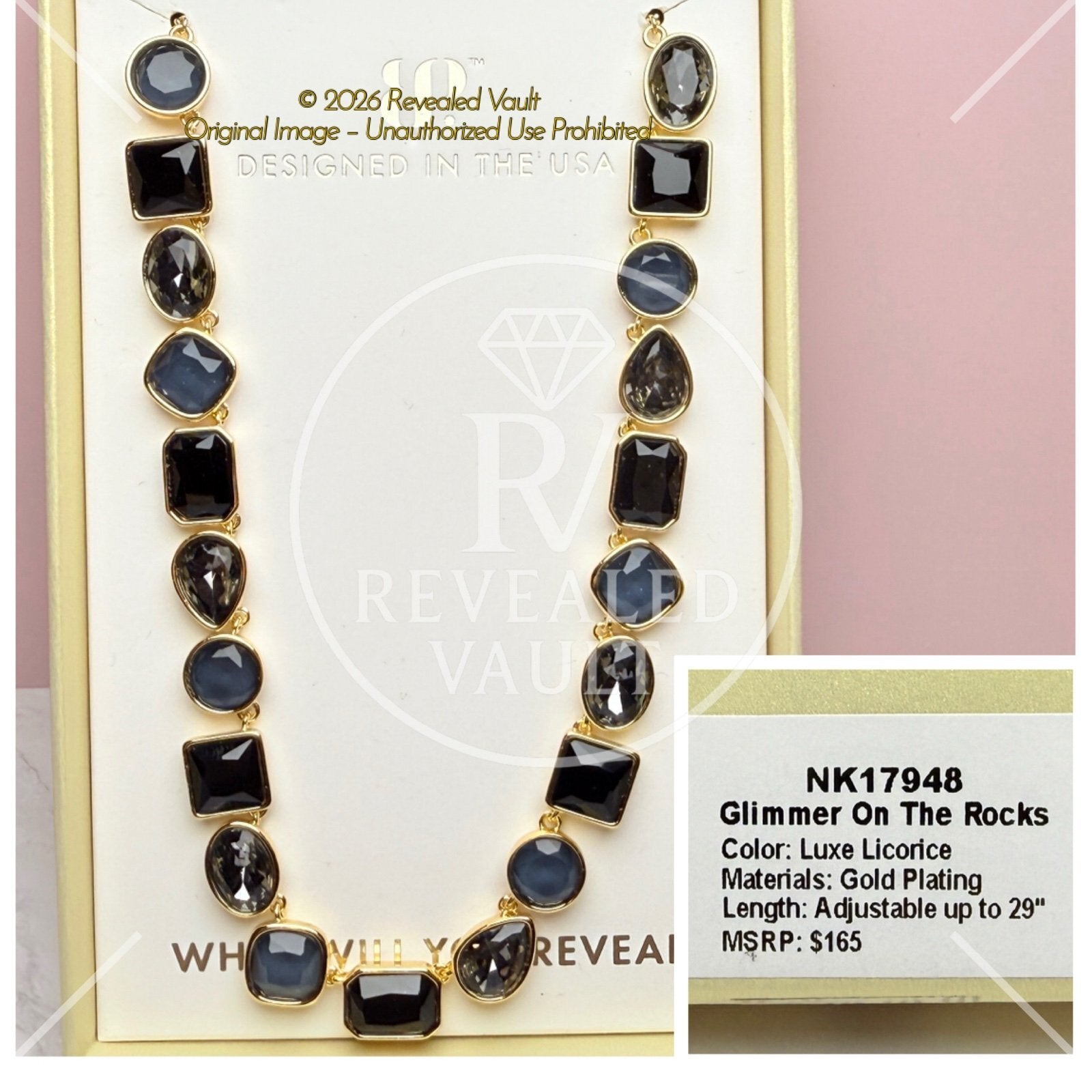 Glimmer On The Rocks - Luxe Licorice - Holiday Jewel Candy