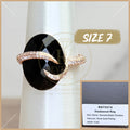 Shadowcall Ring - Size 7 - Obsidia