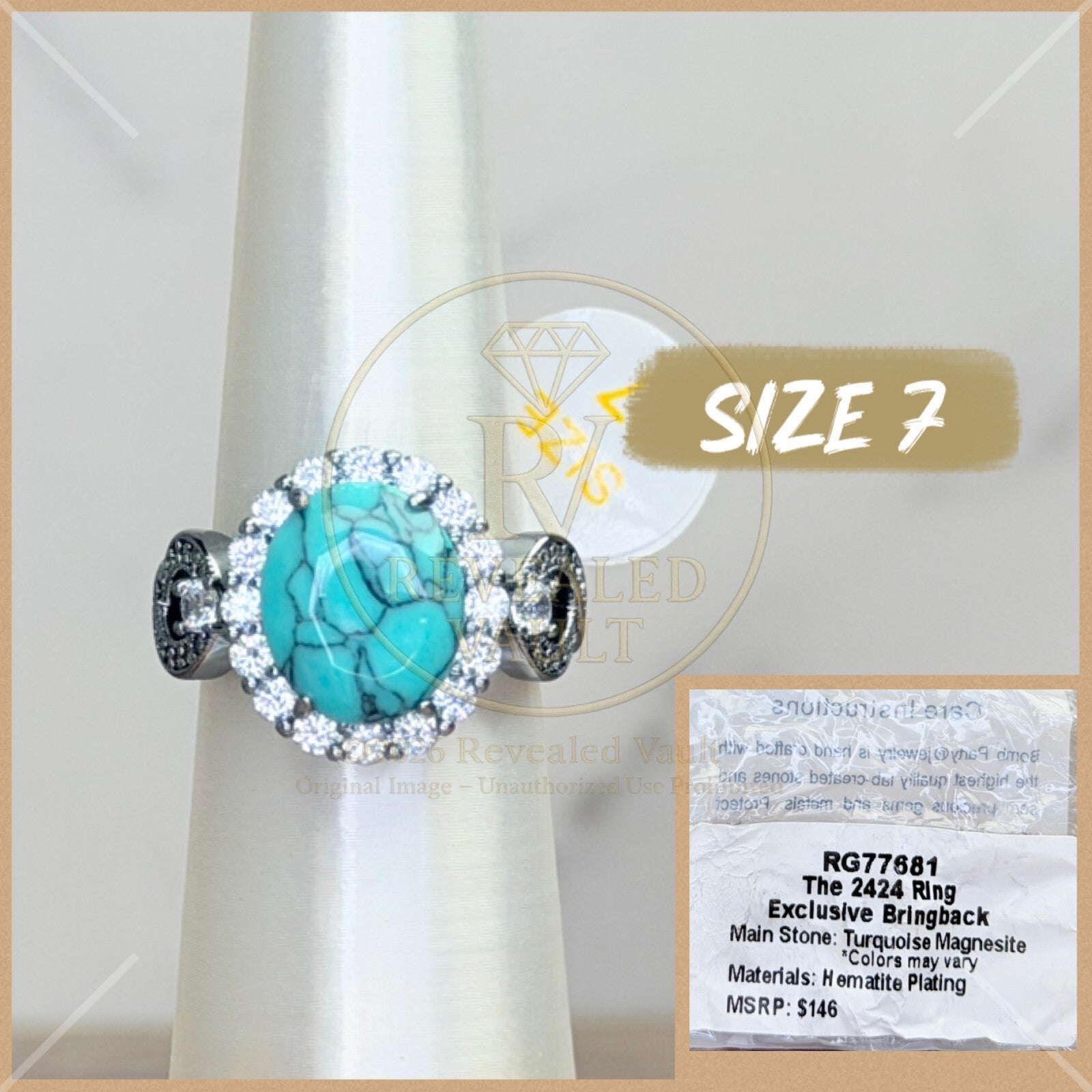 The 2424 Ring - Size 7 - OG