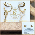 Shimmering Heart Keys - Sterling Club Vermeil