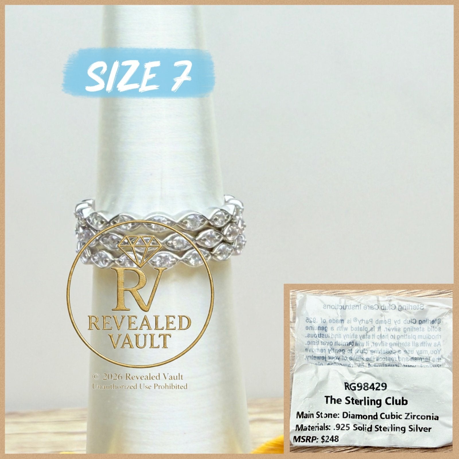 The Sterling Club - Size 7 - Sterling Club