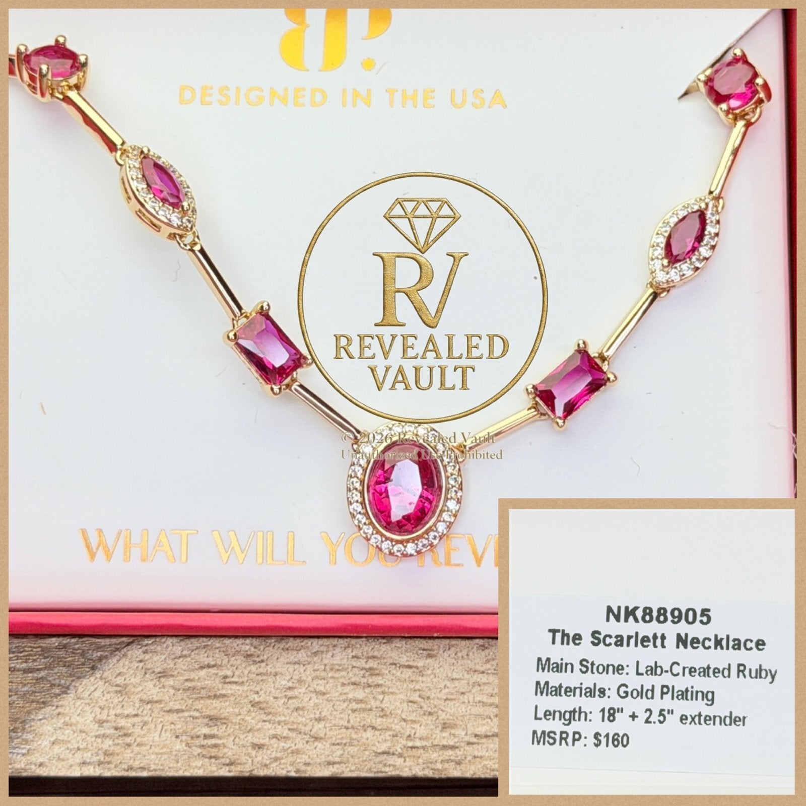 The Scarlett Necklace - July Birthday 2026