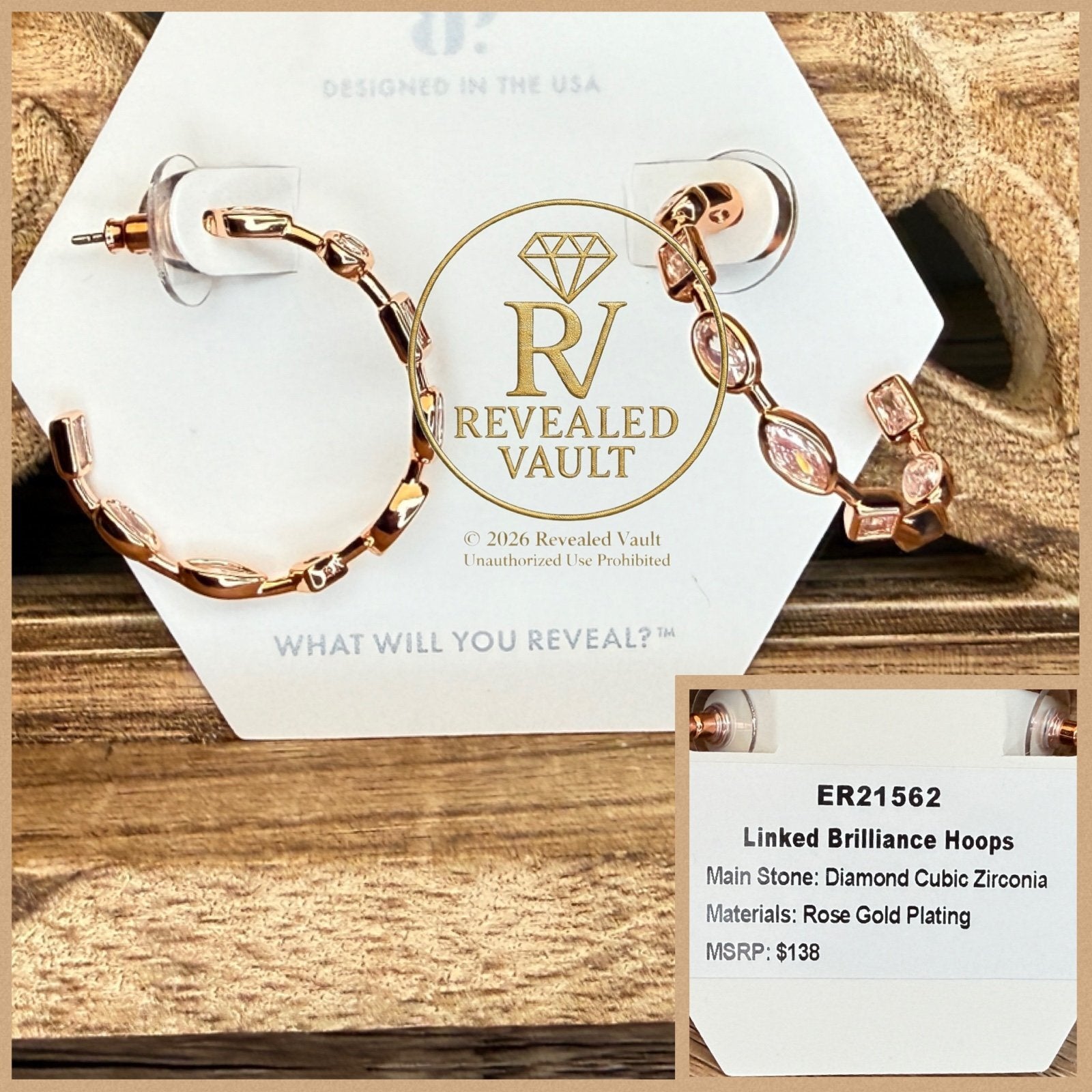 Linked Brilliance Hoops - OG