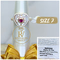 Hearts On Fire - Size 7 - July Birthday 2026